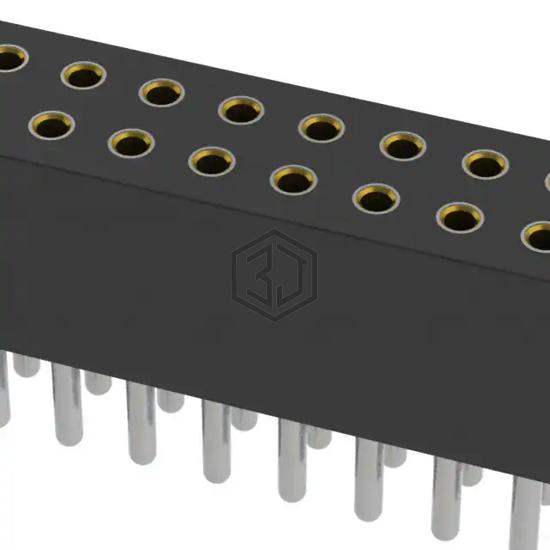 853-93-100-10-001000 - Mill-Max Manufacturing Corp. - Rectangular Connectors - Headers, Receptacles, Female Sockets