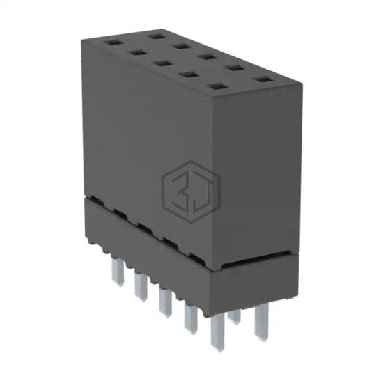 ESW-105-12-G-D - Samtec Inc. - Rectangular Connectors - Headers, Receptacles, Female Sockets