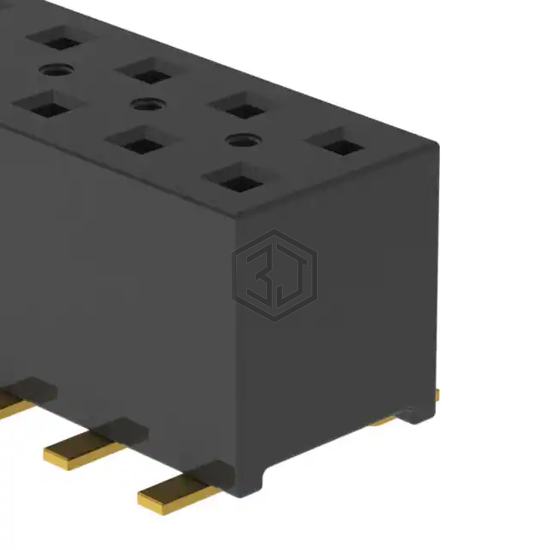 TLE-130-01-G-DV-K - Samtec Inc. - Rectangular Connectors - Headers, Receptacles, Female Sockets