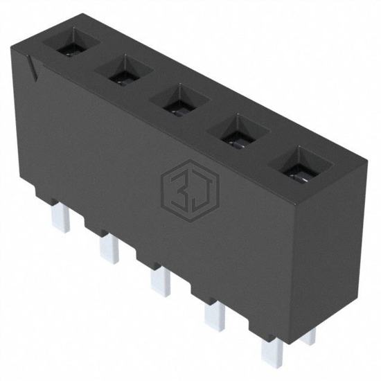 FHP-05-01-T-S - Samtec Inc. - Rectangular Connectors - Headers, Receptacles, Female Sockets