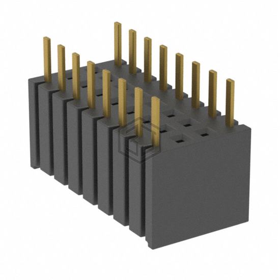 BSW-108-04-G-D - Samtec Inc. - Rectangular Connectors - Headers, Receptacles, Female Sockets