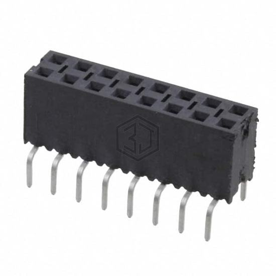 BCS-108-L-D-PE-BE - Samtec Inc. - Rectangular Connectors - Headers, Receptacles, Female Sockets