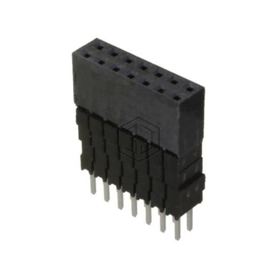 ESQ-107-44-L-D - Samtec Inc. - Rectangular Connectors - Headers, Receptacles, Female Sockets