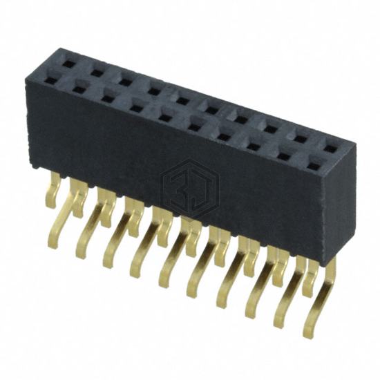 SMH-110-02-L-D - Samtec Inc. - Rectangular Connectors - Headers, Receptacles, Female Sockets