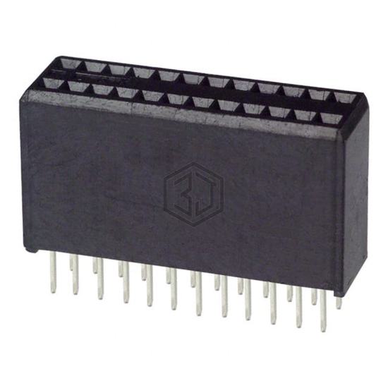 104078-9 - TE Connectivity AMP Connectors - Rectangular Connectors - Headers, Receptacles, Female Sockets