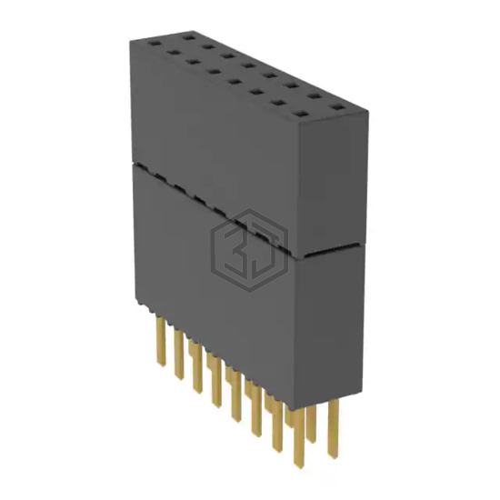 ESW-108-44-G-D - Samtec Inc. - Rectangular Connectors - Headers, Receptacles, Female Sockets