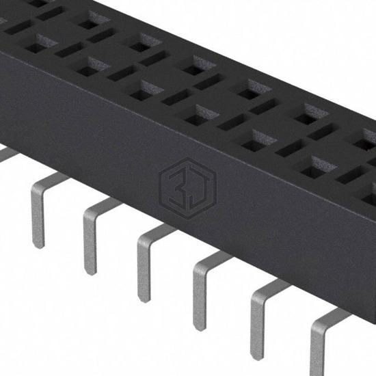 HLE-150-02-L-DV-PE-BE - Samtec Inc. - Rectangular Connectors - Headers, Receptacles, Female Sockets