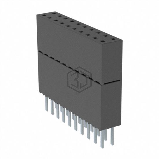 ESW-110-44-L-D - Samtec Inc. - Rectangular Connectors - Headers, Receptacles, Female Sockets