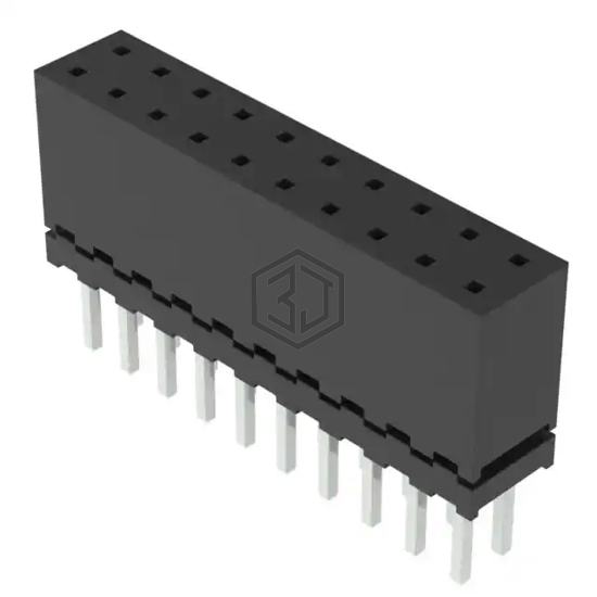 ESQT-110-03-L-D-310 - Samtec Inc. - Rectangular Connectors - Headers, Receptacles, Female Sockets