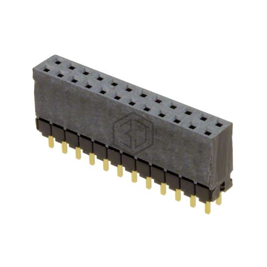 ESW-112-12-G-D - Samtec Inc. - Rectangular Connectors - Headers, Receptacles, Female Sockets