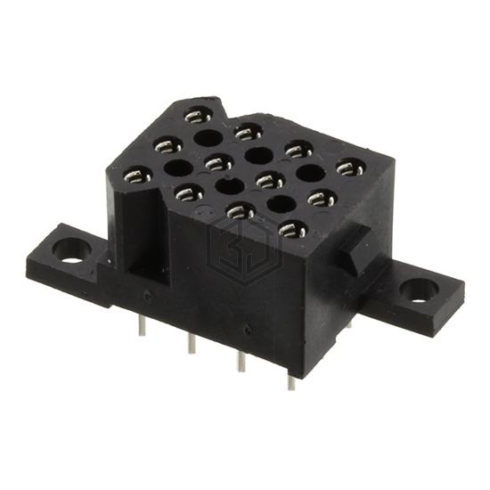 SMS12RE3TR29 - Souriau-Sunbank by Eaton - Rectangular Connectors - Headers, Receptacles, Female Sockets
