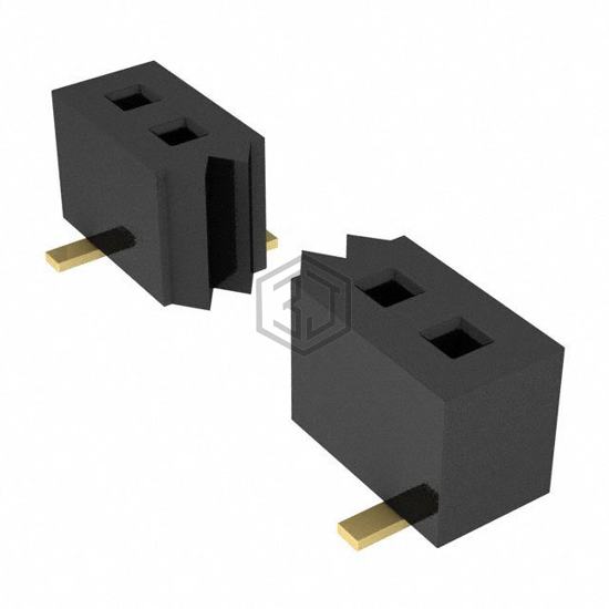 CLP-127-02-G-S - Samtec Inc. - Rectangular Connectors - Headers, Receptacles, Female Sockets