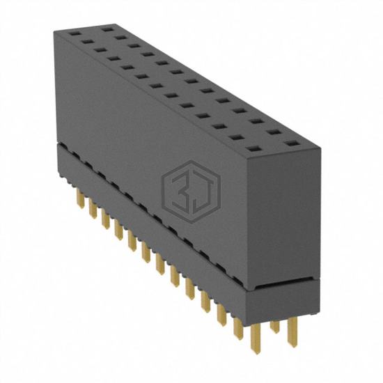 ESW-113-12-G-D - Samtec Inc. - Rectangular Connectors - Headers, Receptacles, Female Sockets