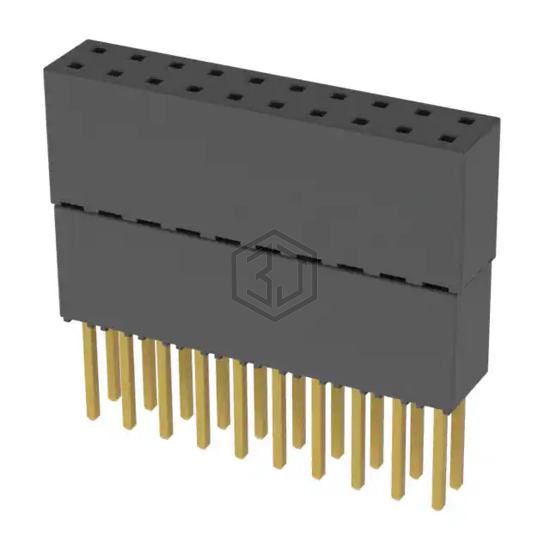 ESQ-110-34-G-D - Samtec Inc. - Rectangular Connectors - Headers, Receptacles, Female Sockets