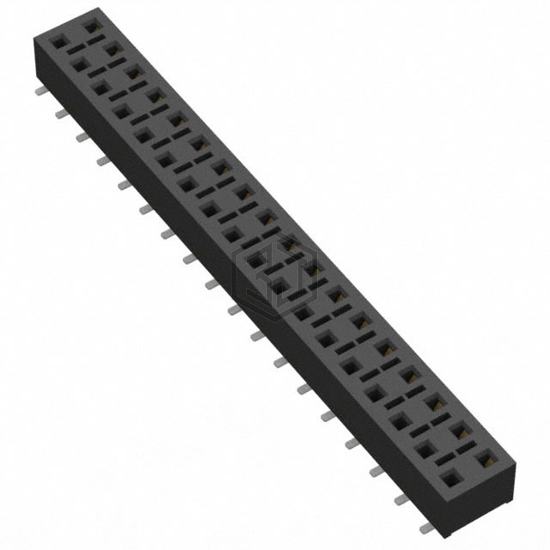 HLE-118-02-L-DV-BE - Samtec Inc. - Rectangular Connectors - Headers, Receptacles, Female Sockets