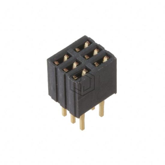 HRS-2B-06-GA - Adam Tech - Rectangular Connectors - Headers, Receptacles, Female Sockets