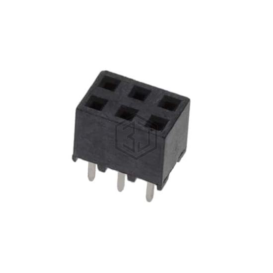 2314814-6 - TE Connectivity AMP Connectors - Rectangular Connectors - Headers, Receptacles, Female Sockets