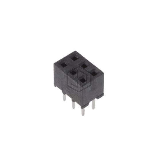 2314826-6 - TE Connectivity AMP Connectors - Rectangular Connectors - Headers, Receptacles, Female Sockets