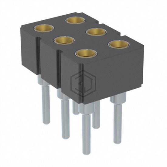 803-41-006-10-002000 - Mill-Max Manufacturing Corp. - Rectangular Connectors - Headers, Receptacles, Female Sockets