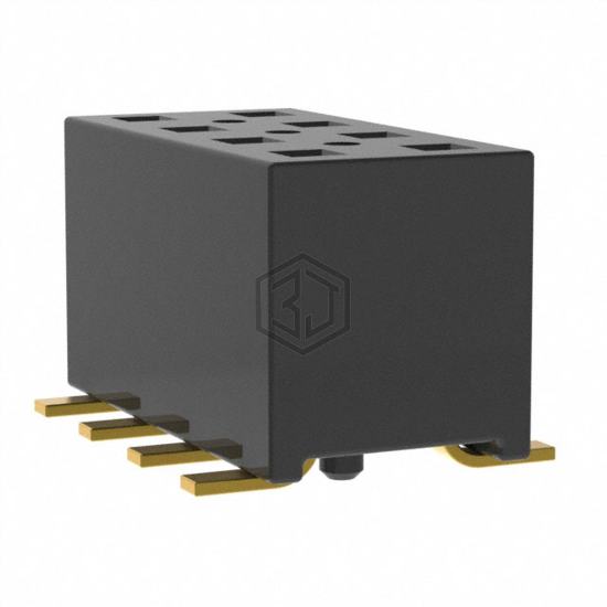 TLE-104-01-G-DV-A - Samtec Inc. - Rectangular Connectors - Headers, Receptacles, Female Sockets