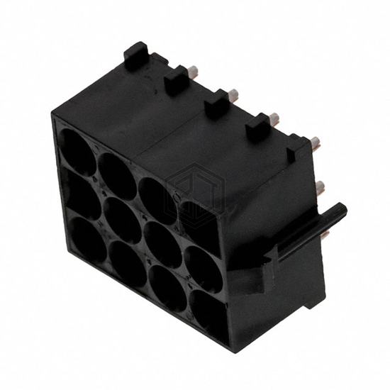 643428-3 - TE Connectivity AMP Connectors - Rectangular Connectors - Headers, Receptacles, Female Sockets