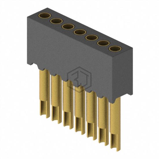 851-13-007-10-003000 - Mill-Max Manufacturing Corp. - Rectangular Connectors - Headers, Receptacles, Female Sockets