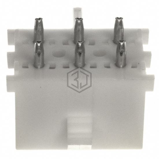 643424-3 - TE Connectivity AMP Connectors - Rectangular Connectors - Headers, Receptacles, Female Sockets