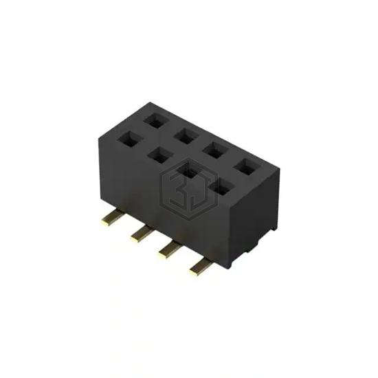 BF100-08-A-C-0-0625-L-C - GCT - Rectangular Connectors - Headers, Receptacles, Female Sockets