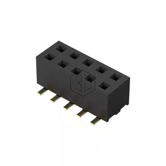 BF100-10-A-C-1-0625-L-C - GCT - Rectangular Connectors - Headers, Receptacles, Female Sockets