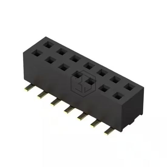 BF100-14-A-C-0-0625-L-C - GCT - Rectangular Connectors - Headers, Receptacles, Female Sockets