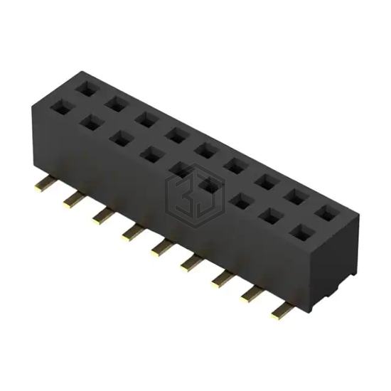 BF100-18-A-C-1-0625-L-C - GCT - Rectangular Connectors - Headers, Receptacles, Female Sockets