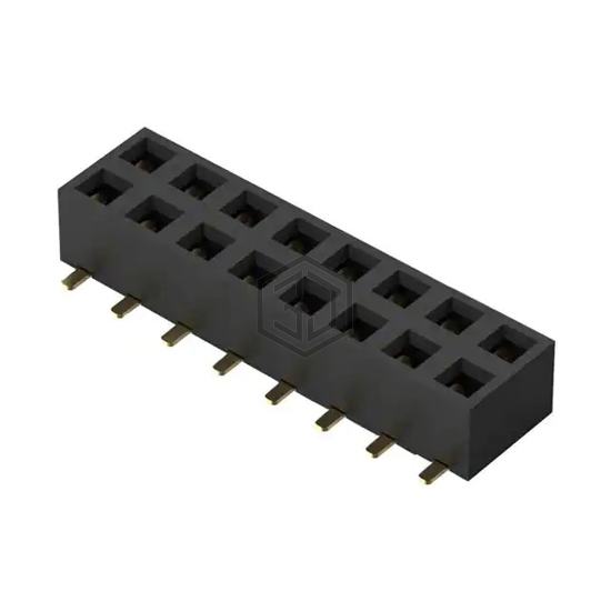 BF080-16-A-1-L-C - GCT - Rectangular Connectors - Headers, Receptacles, Female Sockets