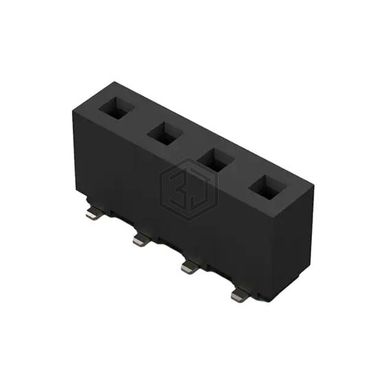 BK015-04-C-E - GCT - Rectangular Connectors - Headers, Receptacles, Female Sockets
