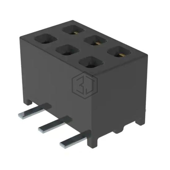 MMS-103-02-F-DV-K-TR - Samtec Inc. - Rectangular Connectors - Headers, Receptacles, Female Sockets