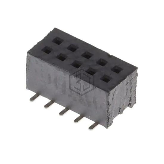 1MM-R-D05-VS-00-F-TBP - TE Connectivity AMP Connectors - Rectangular Connectors - Headers, Receptacles, Female Sockets