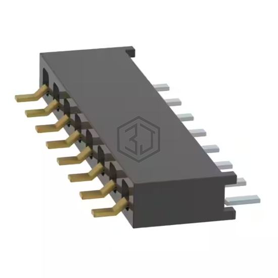 MMS-108-02-L-SH-TR - Samtec Inc. - Rectangular Connectors - Headers, Receptacles, Female Sockets