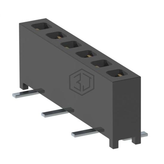 MMS-106-02-L-SV-P-TR - Samtec Inc. - Rectangular Connectors - Headers, Receptacles, Female Sockets