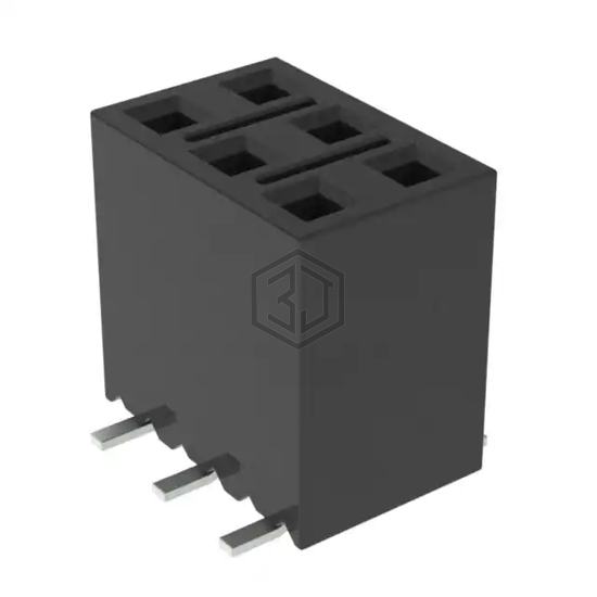 SSM-103-S-DV-P-TR - Samtec Inc. - Rectangular Connectors - Headers, Receptacles, Female Sockets