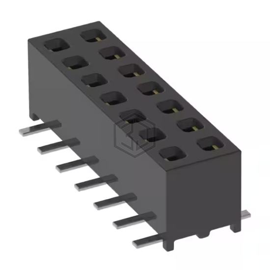 MMS-107-02-L-DV-P-TR - Samtec Inc. - Rectangular Connectors - Headers, Receptacles, Female Sockets