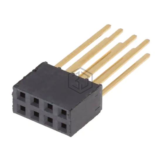 SSW-104-04-G-D - Samtec Inc. - Rectangular Connectors - Headers, Receptacles, Female Sockets