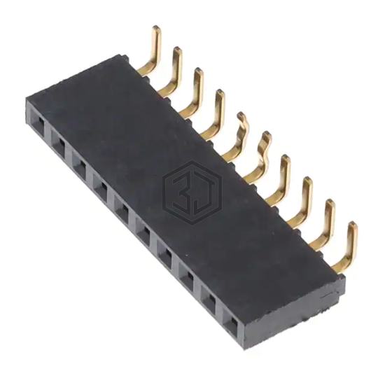 SSW-110-02-G-S-RA-LL - Samtec Inc. - Rectangular Connectors - Headers, Receptacles, Female Sockets