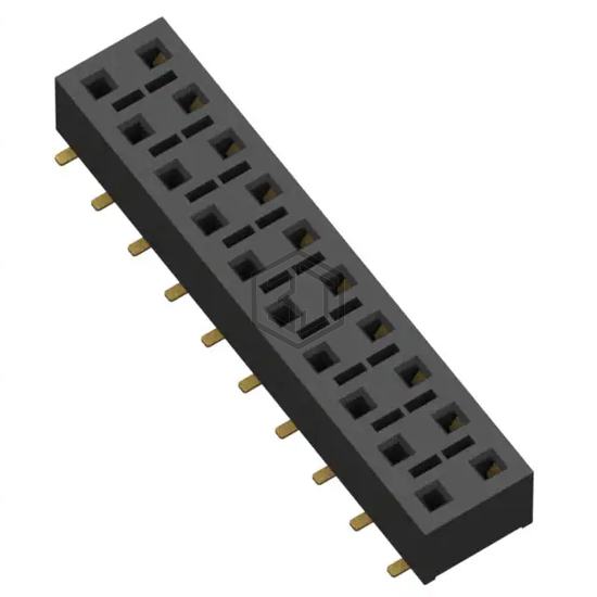 HLE-110-02-G-DV-BE-K-TR - Samtec Inc. - Rectangular Connectors - Headers, Receptacles, Female Sockets