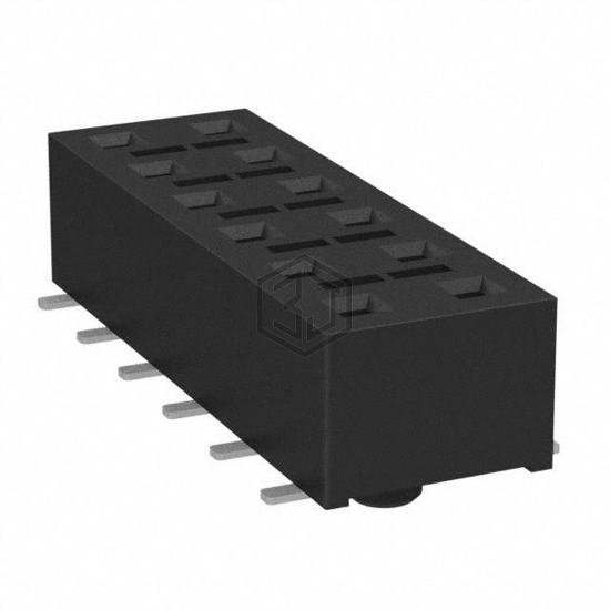 HLE-106-02-L-DV-A-K-TR - Samtec Inc. - Rectangular Connectors - Headers, Receptacles, Female Sockets