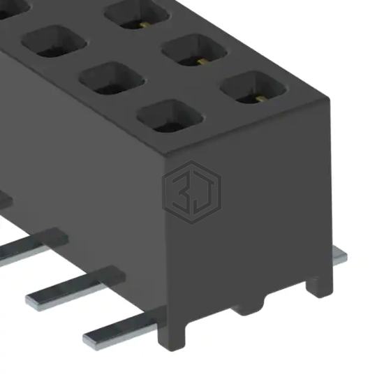 MMS-111-02-L-DV-M-TR - Samtec Inc. - Rectangular Connectors - Headers, Receptacles, Female Sockets