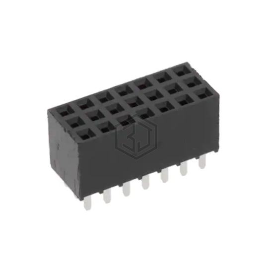 SSW-107-01-F-T - Samtec Inc. - Rectangular Connectors - Headers, Receptacles, Female Sockets