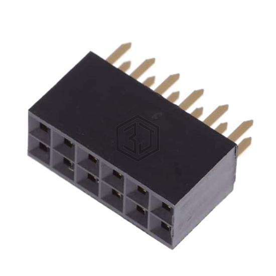 65781-006LF - Amphenol ICC (FCI) - Rectangular Connectors - Headers, Receptacles, Female Sockets