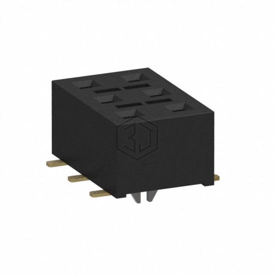 HLE-103-02-G-DV-BE-LC - Samtec Inc. - Rectangular Connectors - Headers, Receptacles, Female Sockets