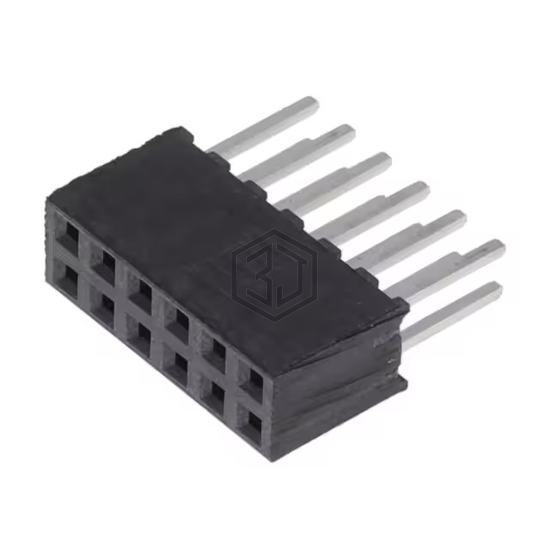 SQT-106-03-L-D - Samtec Inc. - Rectangular Connectors - Headers, Receptacles, Female Sockets
