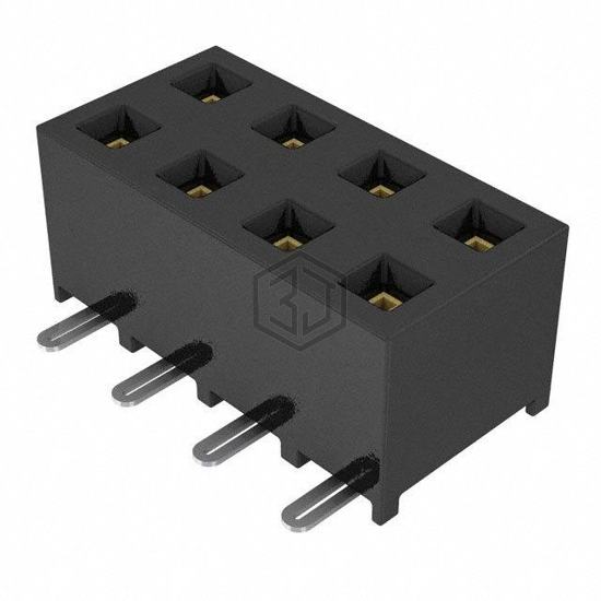 SMM-104-02-S-D-P-TR - Samtec Inc. - Rectangular Connectors - Headers, Receptacles, Female Sockets