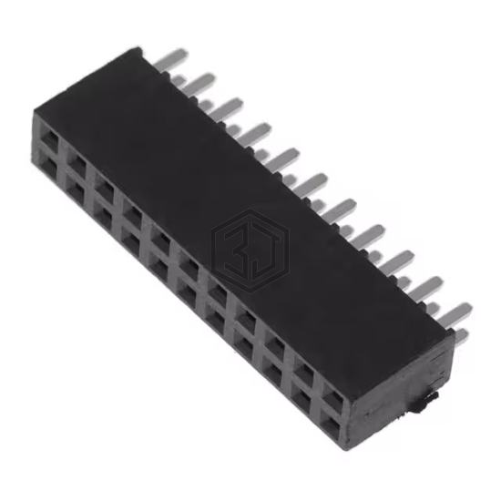 SSW-111-01-L-D - Samtec Inc. - Rectangular Connectors - Headers, Receptacles, Female Sockets